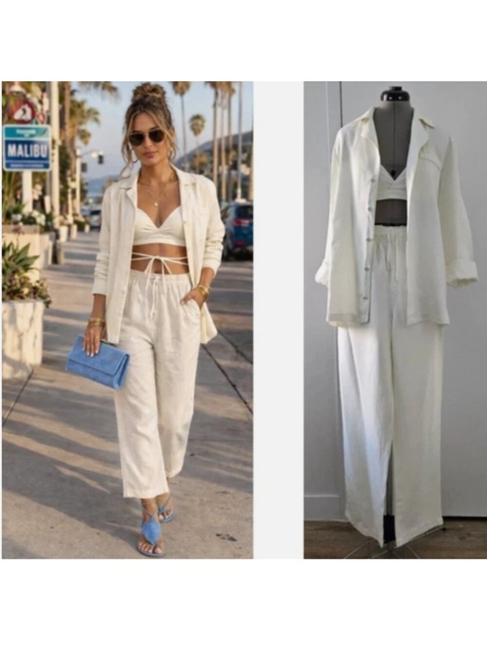 THE BRIGHT SIDE Rocky Barnes 3-pc Starlight Beachwood goop jacket + pants $495 s